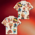 Dreamville Festival Merch DV 25 Icons Button Up Shirt Best Gifts For Hip Hop Lovers - Merchluma