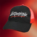 Unspeakable Merch 2026 Unspeakable Red And Black Trucker Hat Embroidered UnspeakableGaming Merch - Merchluma