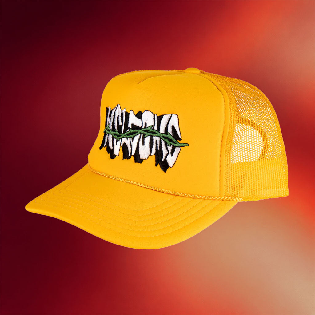 Slam City Merch Welcome Thorns Embroidered Trucker Hat Father's Day Gifts For Husband - Merchluma