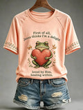 First Of All Jesus Thinks I'm A Delight T-Shirt Christian Frog Merch Unique Gifts For Fans - Merchluma