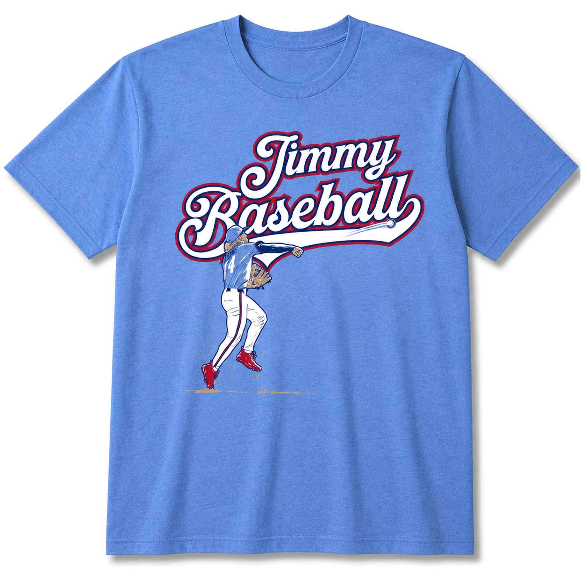 Jim Jarvis Jimmy Baseball Shirt Atlanta Braves Merch Cool Gift For Baseball Lovers - Merchluma