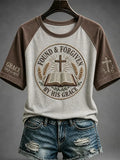Found Forgiven By His Grace T-Shirt Christian Faith Tee Unique Gift For Wife Birthday - Merchluma