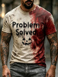 Problem Solved T-Shirt Halloween Spooky Shirt Unique Halloween Gifts - Merchluma