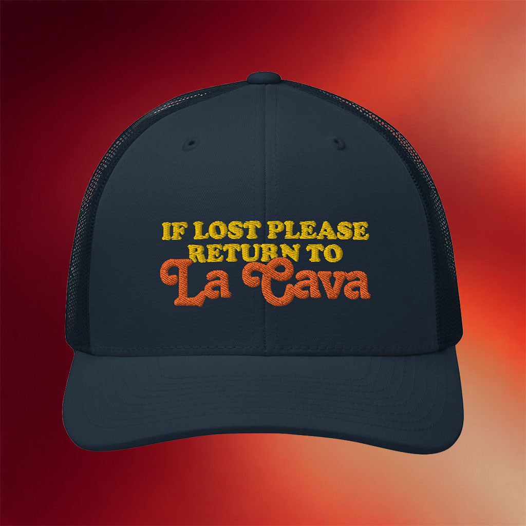 The Lost Bros Merch 2026 If Lost Return To La Cava Trucker Hat Embroidered Present For Brother - Merchluma