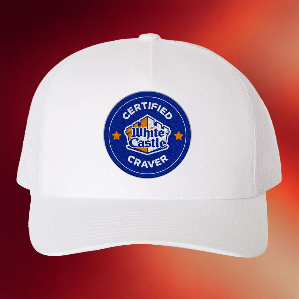 House Of Crave Merch Certified Craver Trucker Hat Embroidered Birthday Gift For Husband - Merchluma