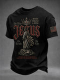 The Way The Truth The Life Jesus T-Shirt Religious Christian Merch Present For Dad - Merchluma
