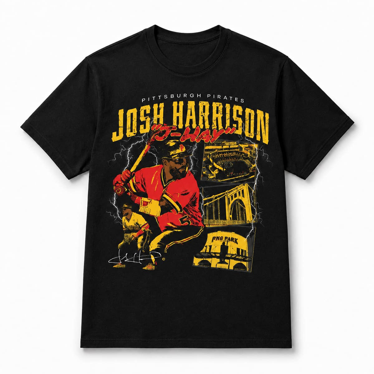 2026 Pirates Josh Harrison Shirt Pittsburgh Pirates Merch Best Gift For Baseball Fans - Merchluma