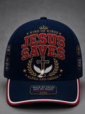 Jesus Saves Christian Cross Baseball Cap Religious Faith Bible Merch Gift For Him - Merchluma