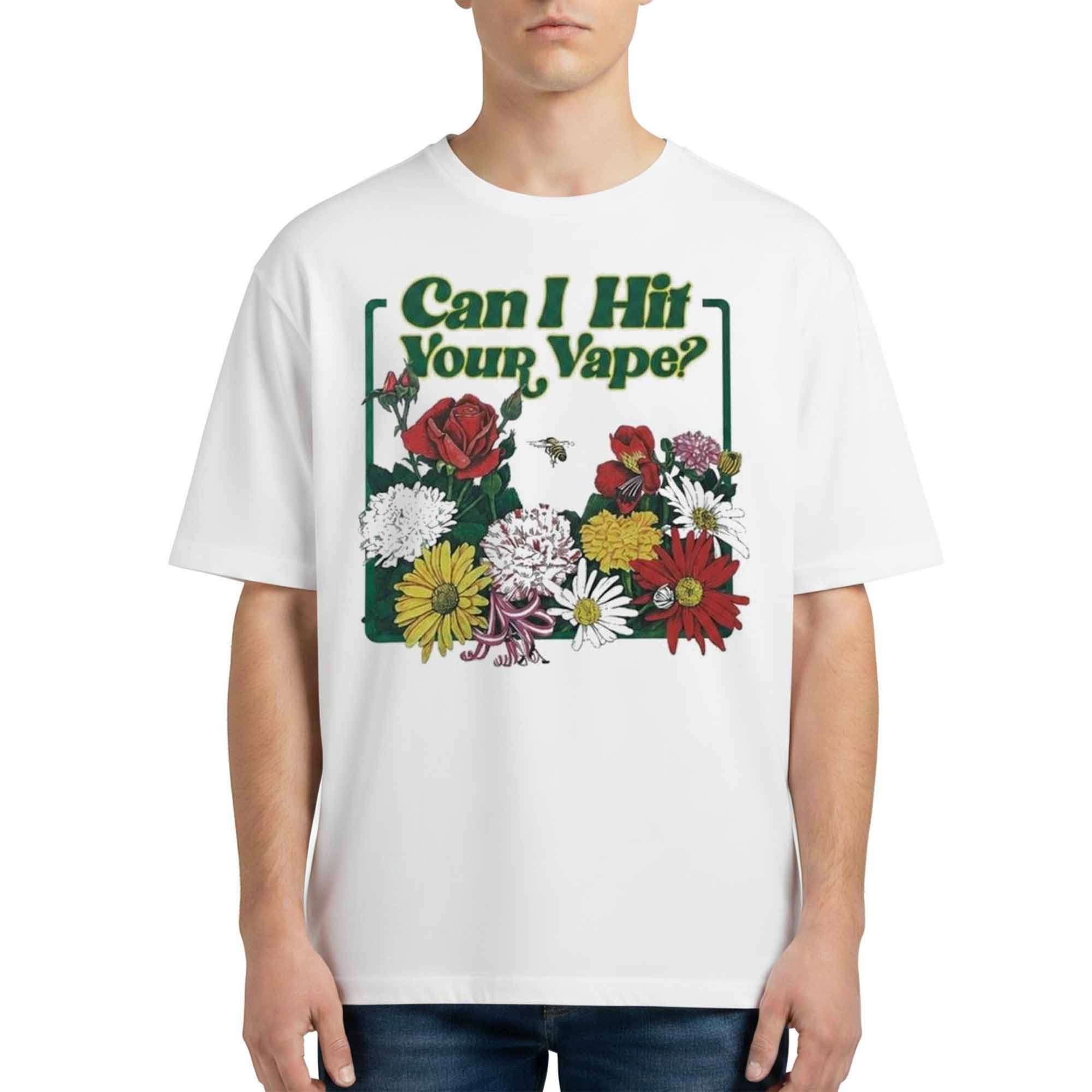 Theo Von Can I Hit Your Vape Shirt Funny Vape Quote T-Shirt Gift Ideas For Brothers - Merchluma