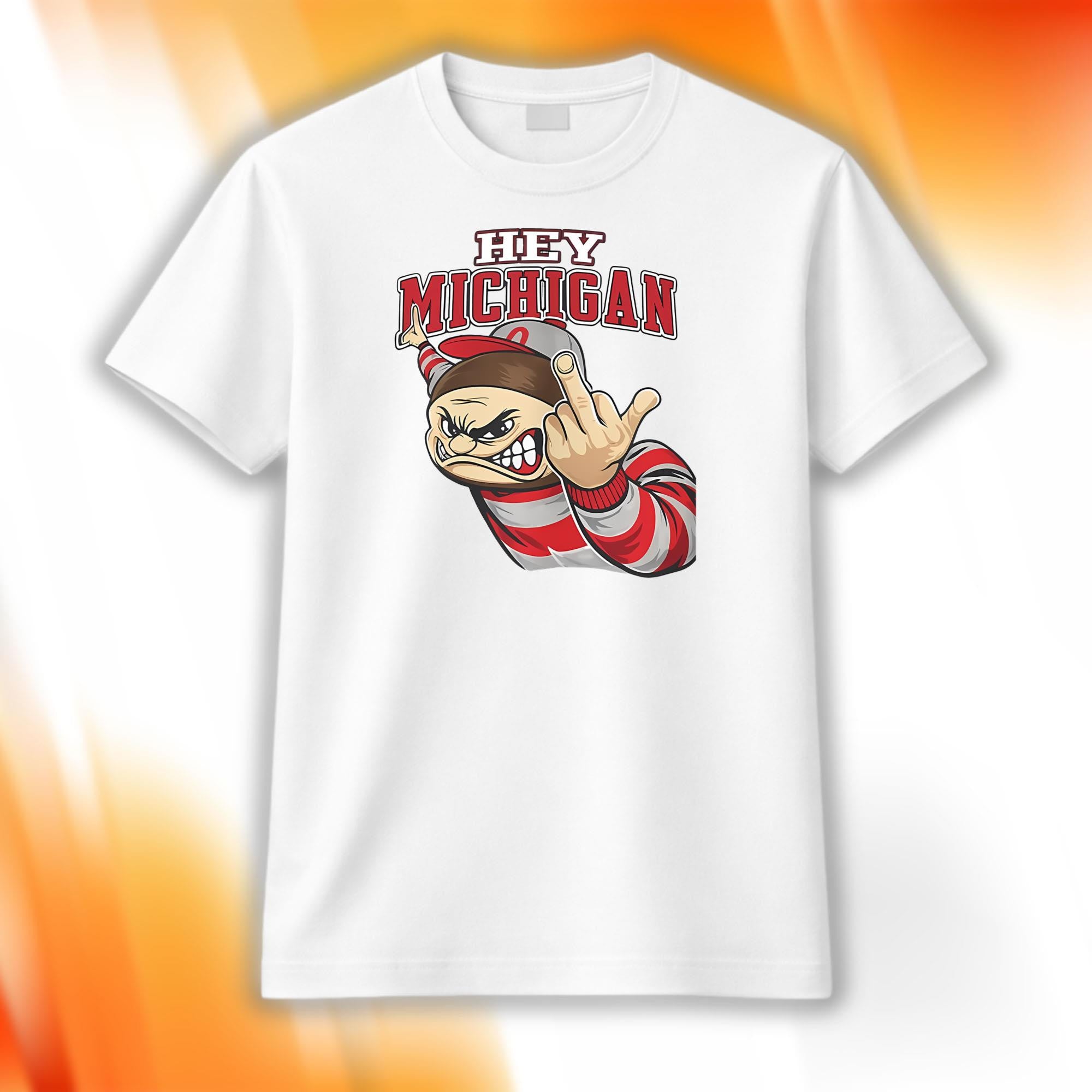 Brutus Buckeye Hey Michigan Shirt Ohio State Buckeyes Merch Present For Football Lovers - Merchluma