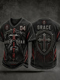 Faith Over Fear V-Neck Shirt Christian Cross Merch Gift Ideas For Him - Merchluma