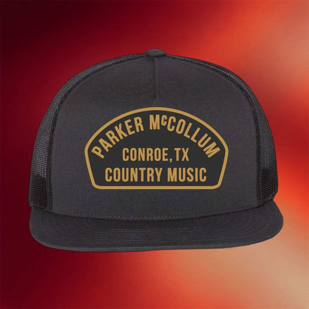 Parker McCollum Merch PM Country Music Trucker Snapback Hat Parker McCollum Hat Dad Gifts - Merchluma