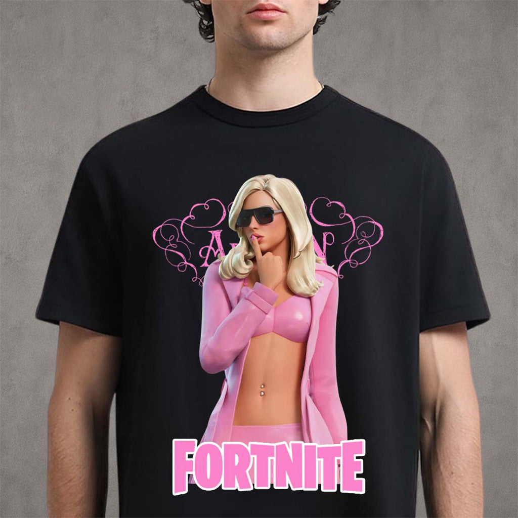 Addison Rae X Fortnite Fame Is A Gun Skin T-Shirt 2026 Addison Rae Merch Gift For Music Fans - Merchluma