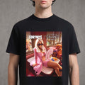 Addison Rae X Fortnite Icon Series Black T-Shirt Addison Rae Mercy 2026 Gift For Men Women - Merchluma