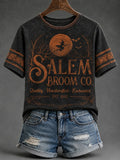 Salem Broom Company T-Shirt Quality Handcrafted Enchanted Clothes Gift For Bestie - Merchluma