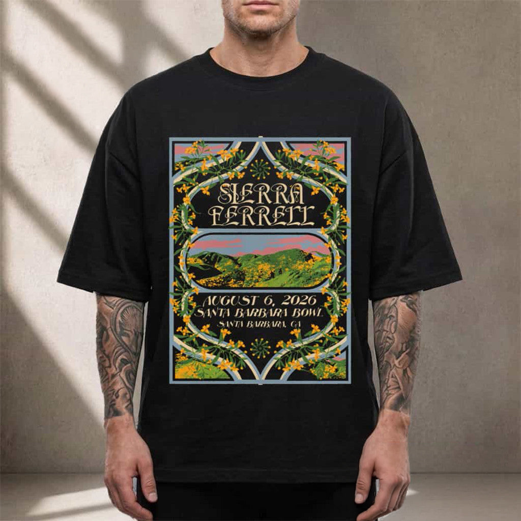 Sierra Ferrell Event Poster T-Shirt 2026 Art By Sight Study Shirt Sierra Ferrell Merch - Merchluma