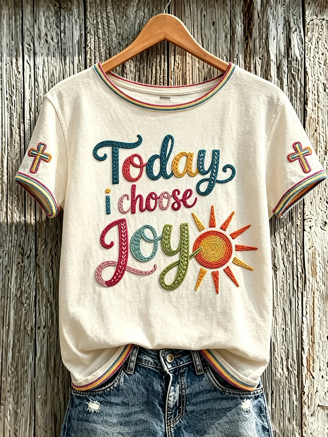 Today I Choose Joy T-Shirt Ladies Halloween Outfits Perfect Gift Ideas For Her - Merchluma