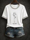 Women's Hail Mary Full Of Grace T-Shirt Cute Christian Gift Ideas For Girlfriend - Merchluma