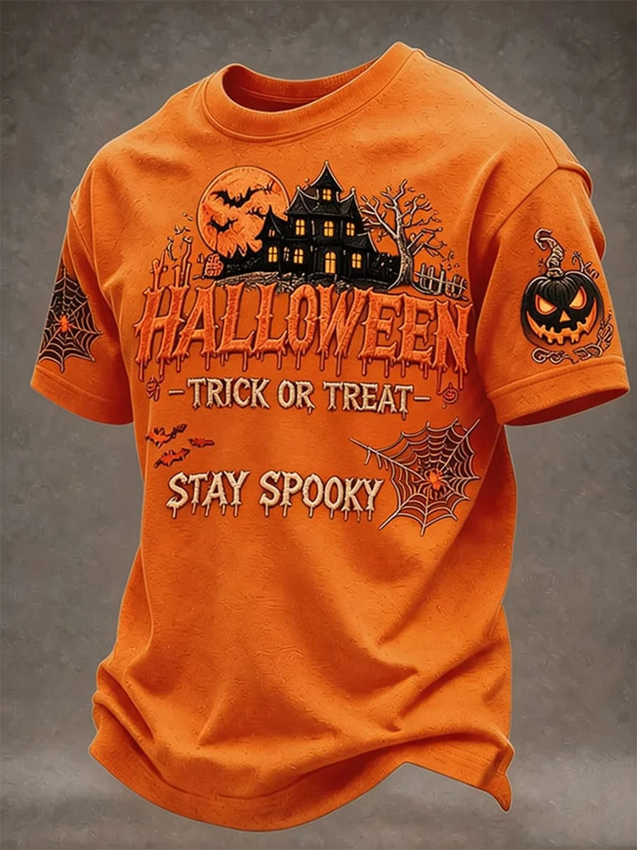 Trick Or Treat Halloween T-Shirt Halloween Themed Apparel Gift For Boyfriends - Merchluma