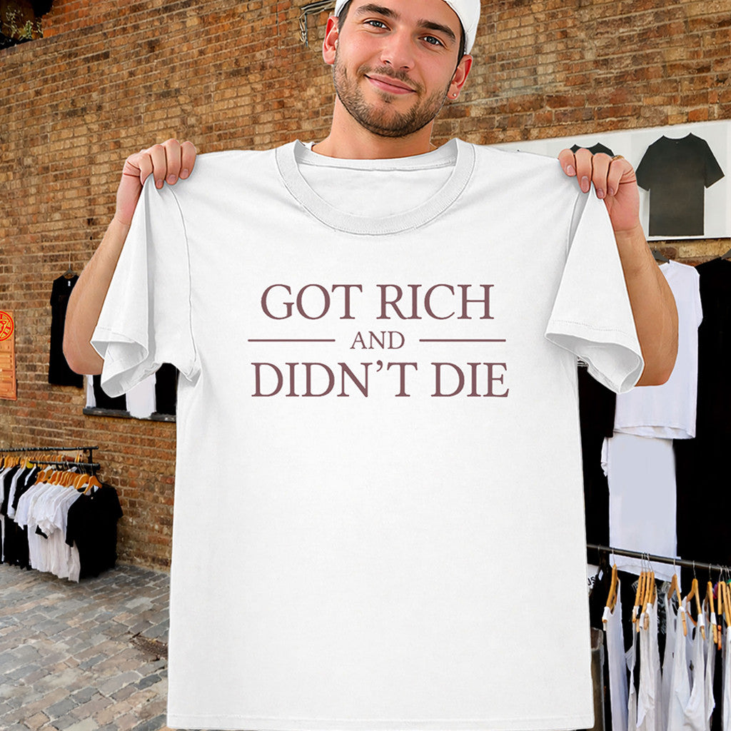Got Rich And Didn't Die Shirt 50 Cent Merch Best Gift For Rapper Fans - Merchluma