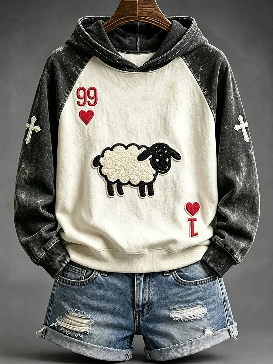 Women's He Life The 99 Playing Card Hoodie Inspired Faith Clothes Gift For Friends - Merchluma