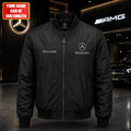 Personalized Merc 2026 Bomber Jacket Car Enthusiast Apparel Present For Dad - Merchluma