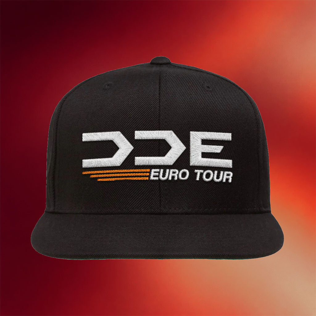 DDE Merch 2026 SCV12 Tour Snapback Hat Embroidered DDE Euro Tour Cap Father's Day Gifts - Merchluma