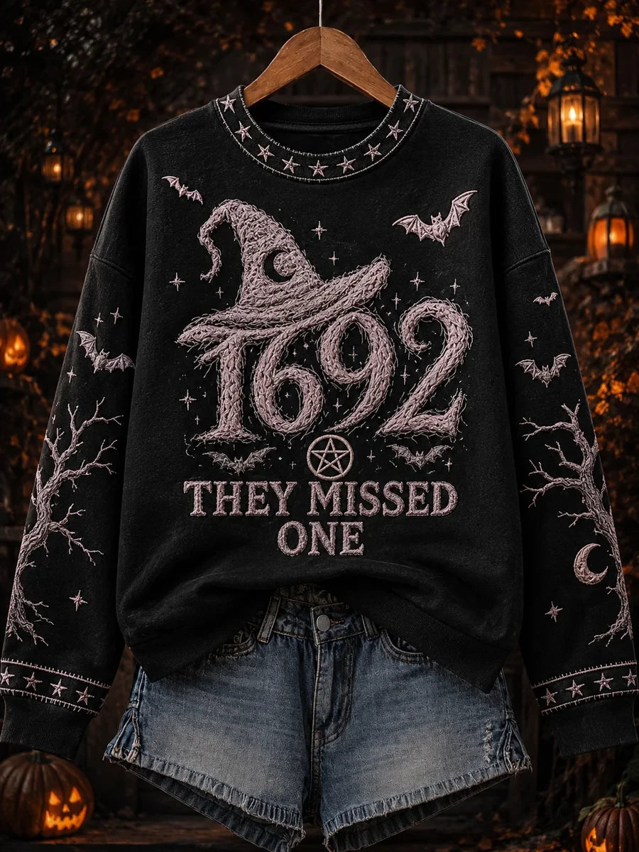 162 They Messed One Sweatshirt Ladies Halloween Clothes Apparel Gift For Bestie - Merchluma