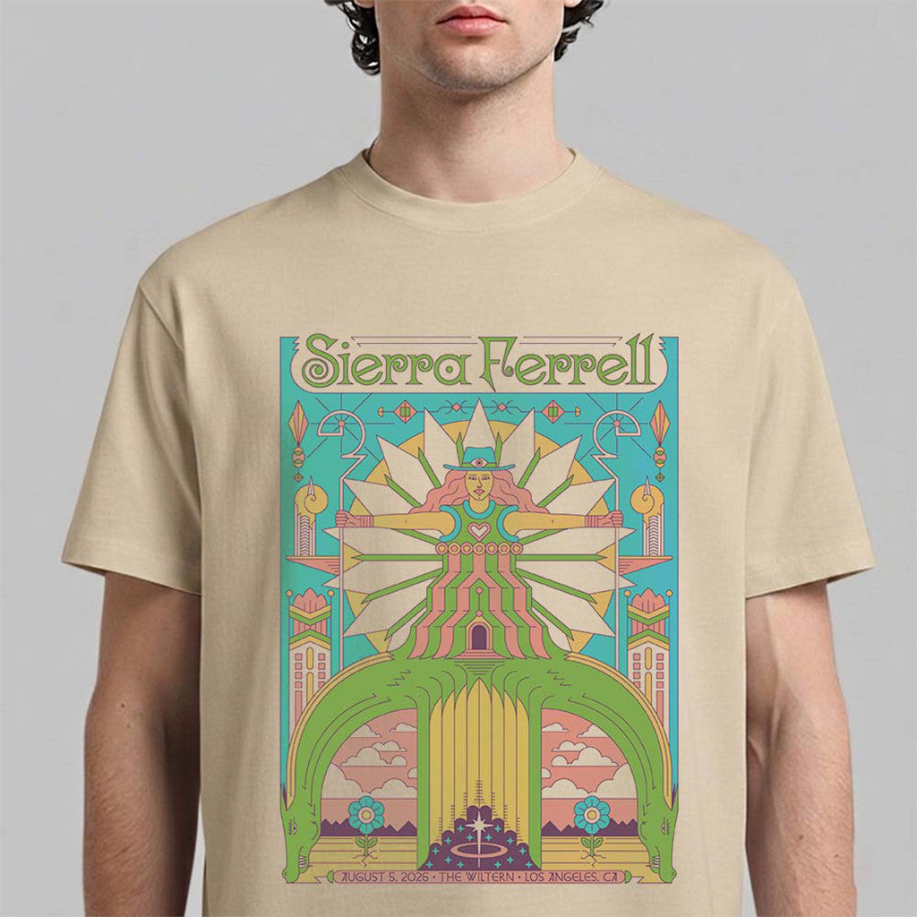 Sierra Ferrell Los Angeles CA 2026 Event Poster T-Shirt Sierra Ferrell Merch Gift For Fans - Merchluma