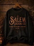 Salem Broom Company Sweatshirt Quality Handcrafted Enchanted Apparel Gift For Friends - Merchluma