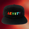Levity Merch Levity Rainbow Embroidered Snapback Hat Gift Ideas For Music Lovers - Merchluma