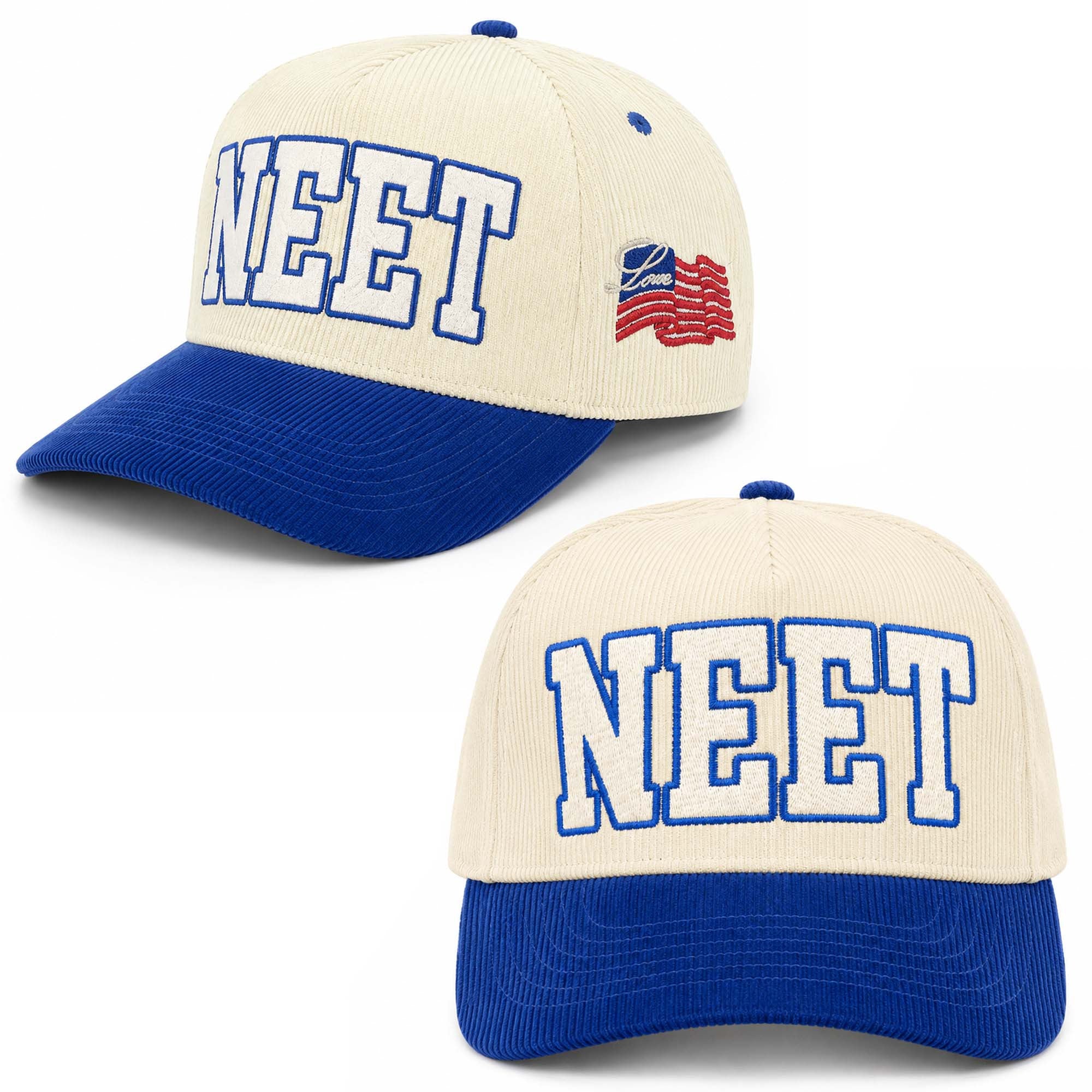 Neet Love American Flag Hat Embroidered Birthday Presents For Boyfriend - Merchluma