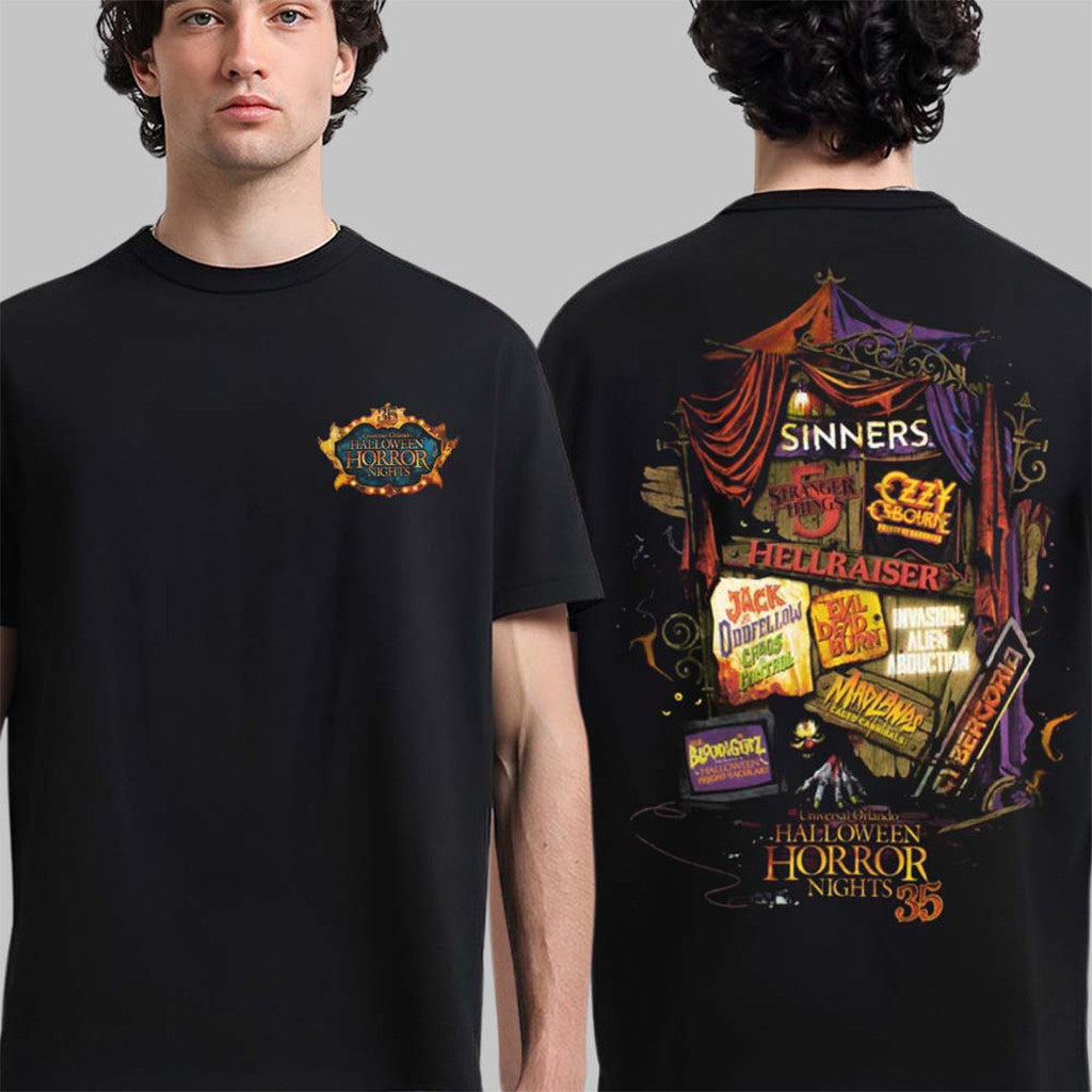 Halloween Horror Nights 35 2026 Universal Orlando House T-Shirt HHN Merch Gift For Halloween - Merchluma