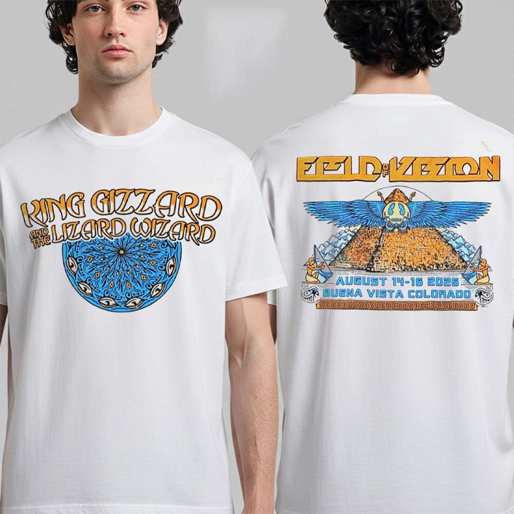 King Gizzard And The Lizard Wizard Merch 2026 Field Of Vision Event T-Shirt Gift For Fans - Merchluma