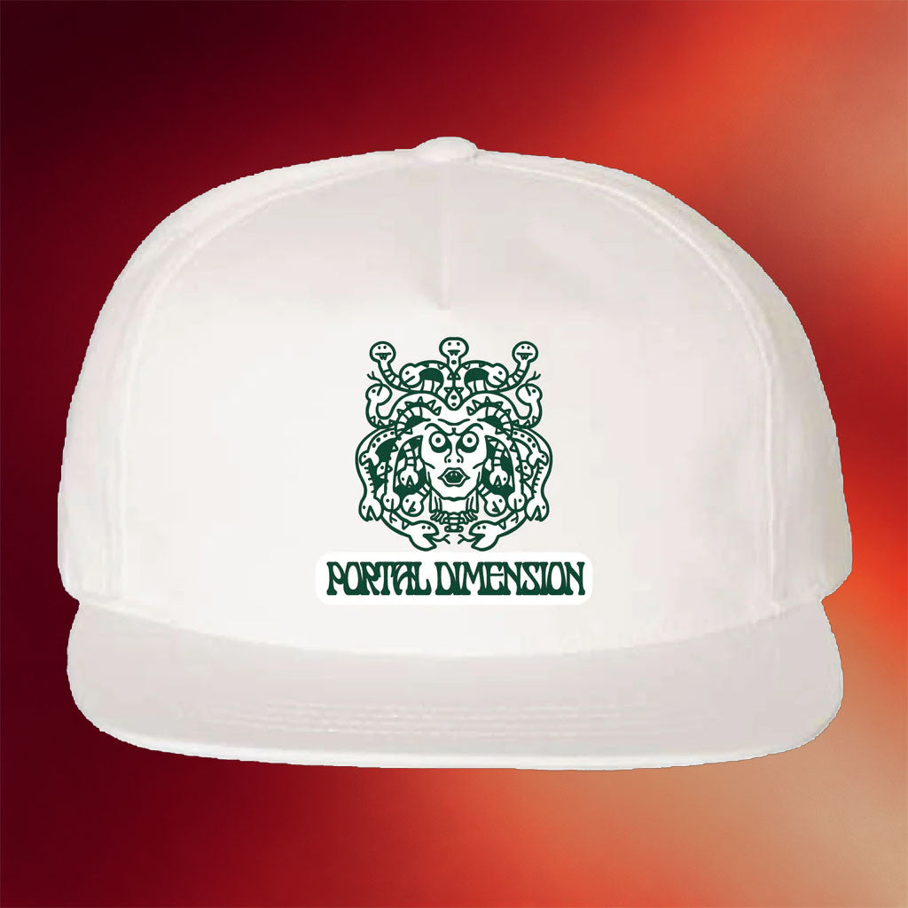 Portal Dimension Merch Embroidered Medusa Snapback Hat Portal Dimension Hat Gifts For BFF - Merchluma