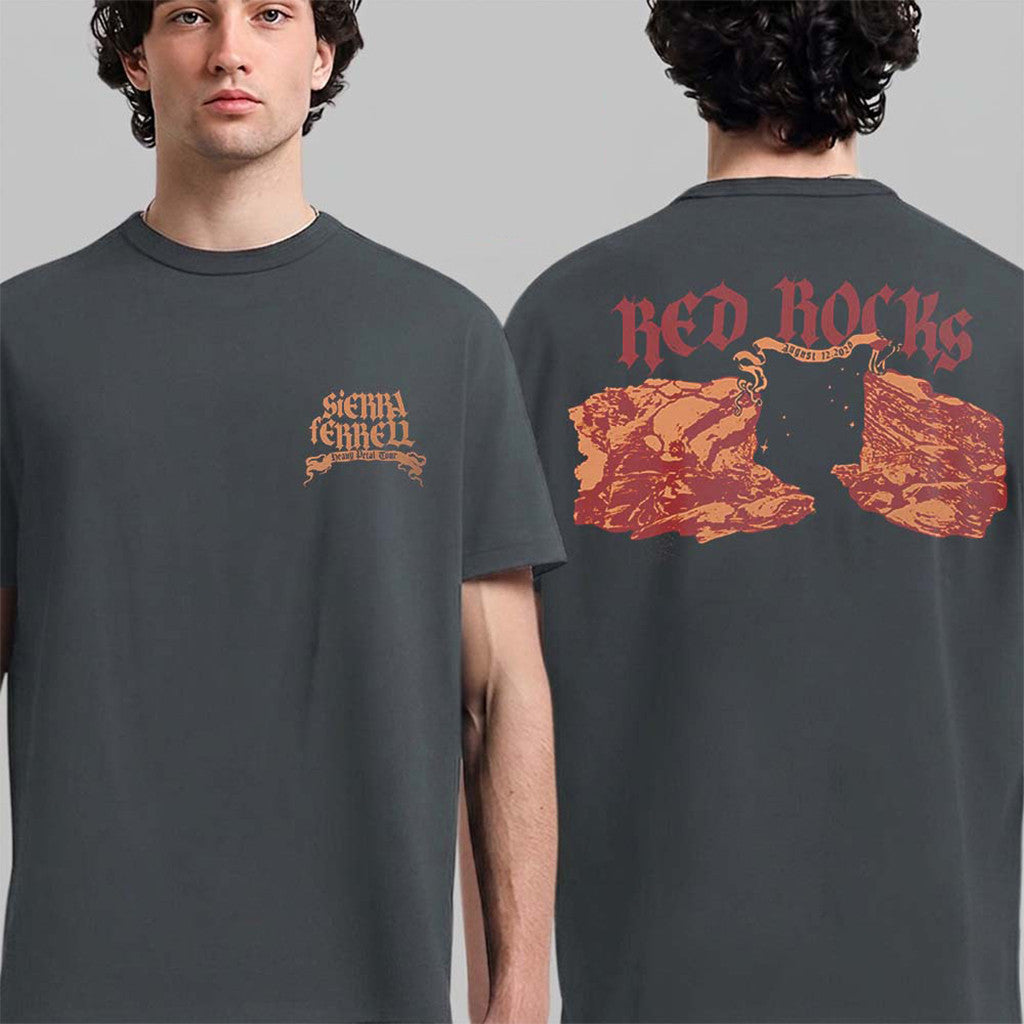 Sierra Ferrell Red Rocks 2026 Pop Up Shop Merch In Morrison CO On August 12 2026 T-Shirt Gifts - Merchluma