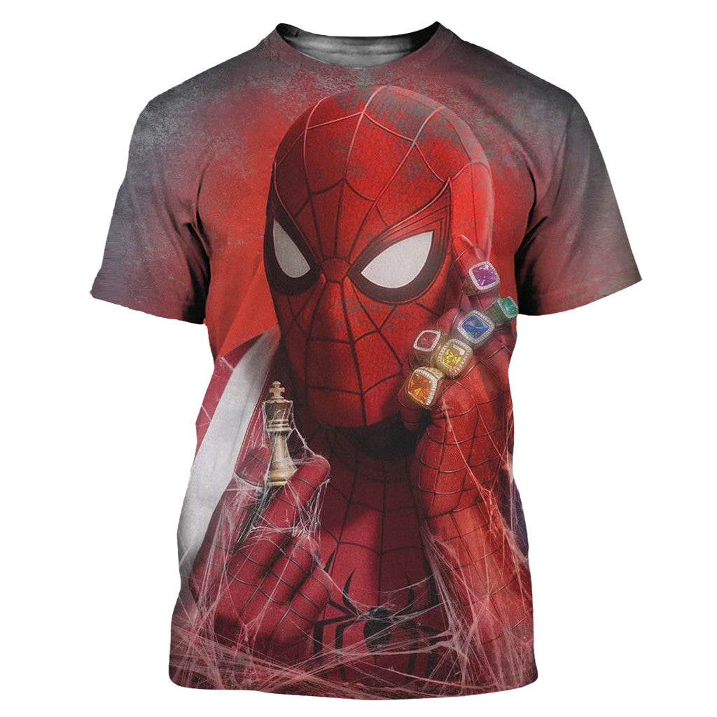 The Russo Brothers Spider-Man Brand New Day Michael Jordan Inspired T-Shirt Superhero Merch - Merchluma