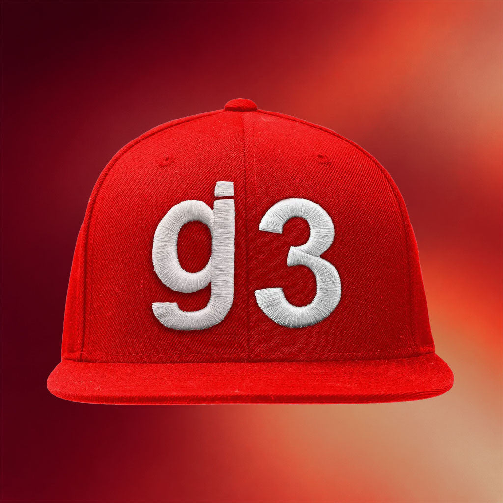 Glassjaw Merch 2026 G3 Red Snapback Hat Embroidered Best Gifts For Band Fans - Merchluma