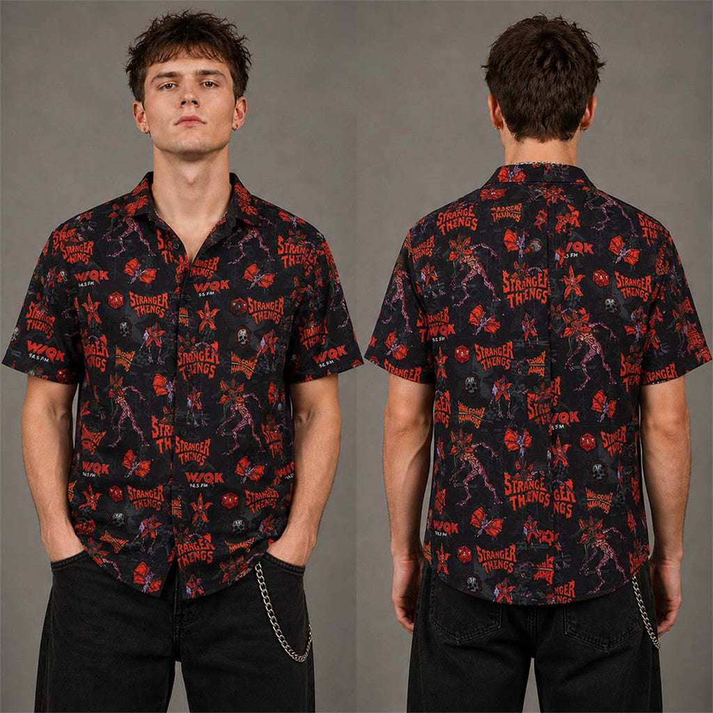 Halloween Horror Nights 2026 RSVLT Stranger Things 5 Hawaiian Shirt HHN Merch Horror Fan Gifts - Merchluma