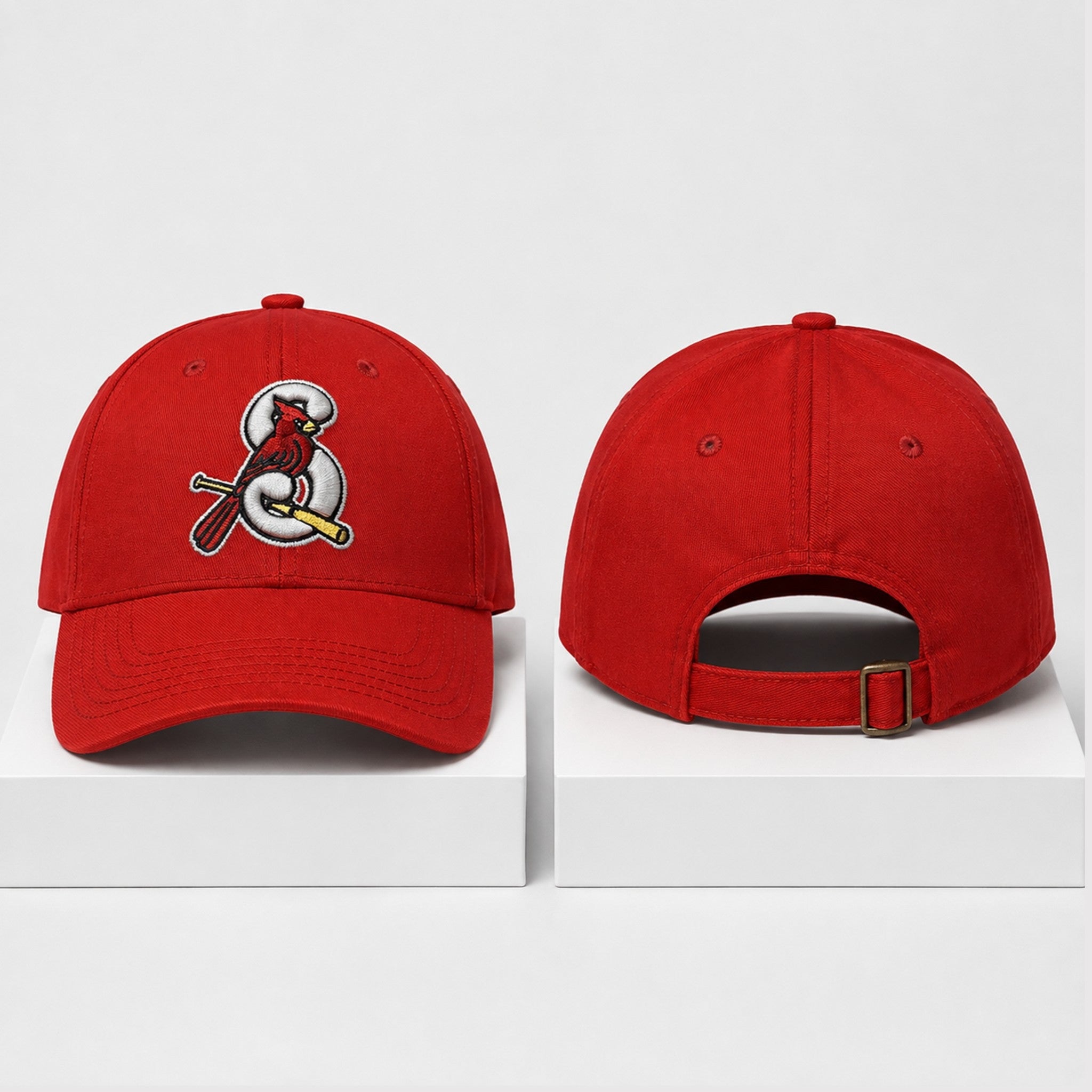 Springfield Cardinals Red Hat 2026 Embroidered Cap Springfield Cardinals Merch Fan Gifts - Merchluma