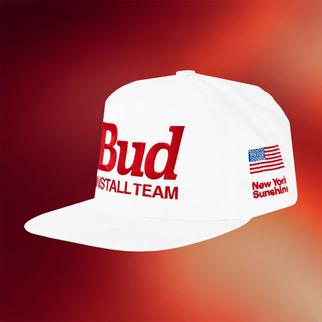 New York Sunshine Merch 2026 Bud Racing Team Snapback Hat Embroidered Gifts For Him - Merchluma