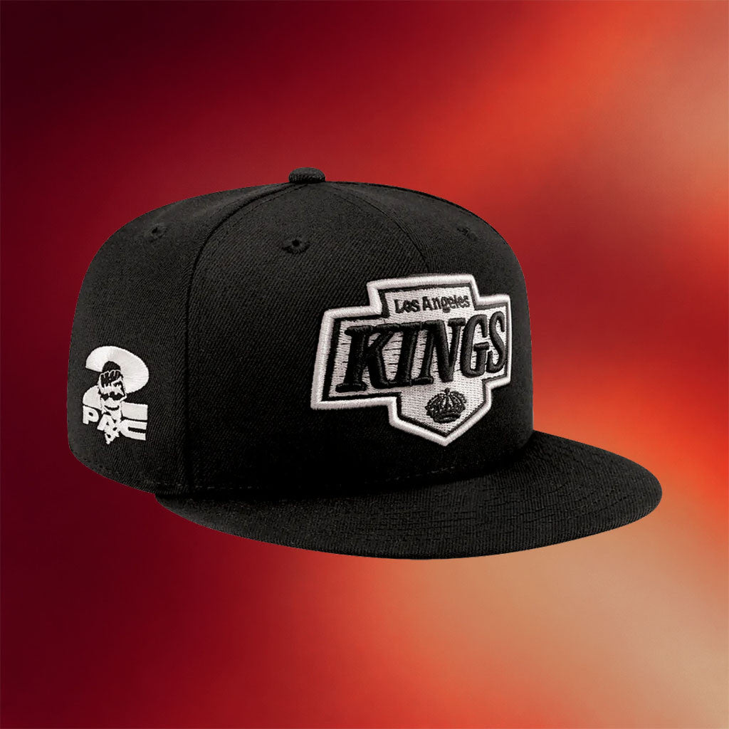 2Pac Merch 2026 2Pac X LA Kings Snapback Hat Embroidered Best Gifts For Fans - Merchluma
