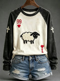 Women's He Life The 99 Playing Card Long Sleeve Shirt Inspired Faith Clothes Gift For Bestie - Merchluma