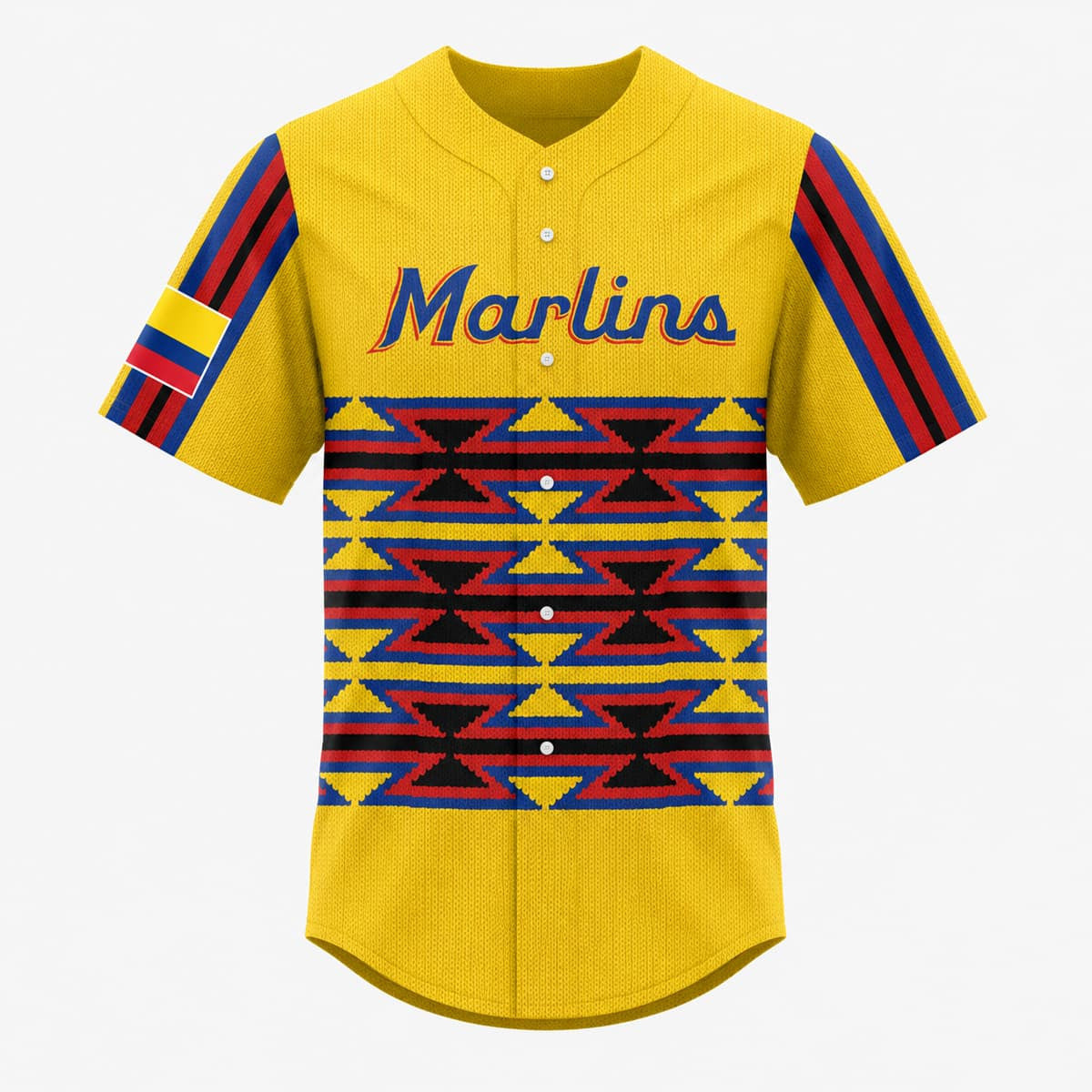 2026 Marlins Colombian Heritage Celebration Jersey Miami Marlins Merch Gifts For Fans - Merchluma