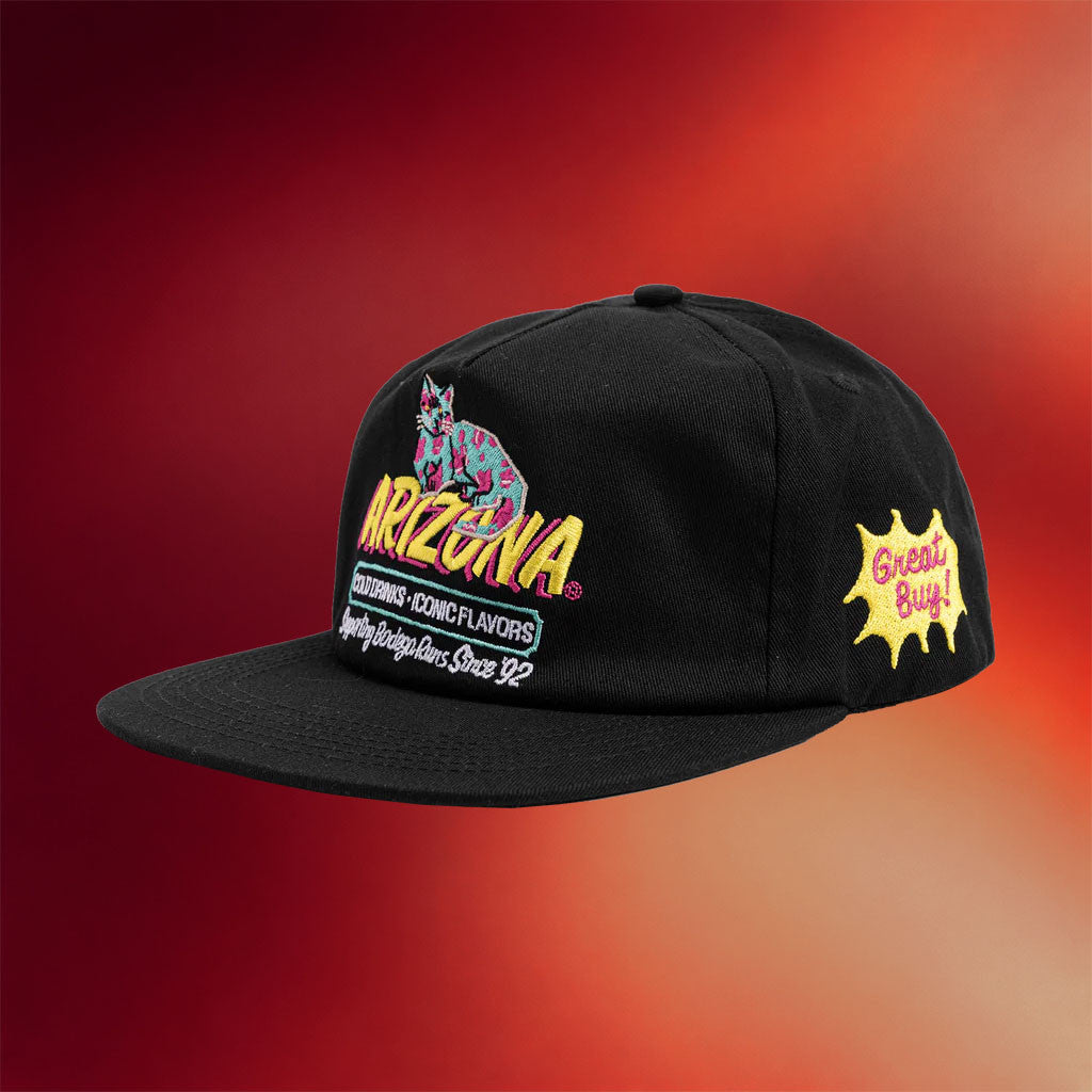 Drinkarizona Merch 2026 Black Bodega Cat Snapback Hat Embroidered Gifts For Him - Merchluma