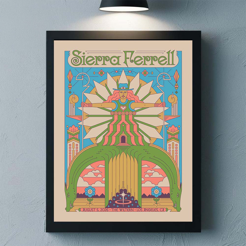 Sierra Ferrell Los Angeles CA 2026 Event Poster At The Wiltern Poster Sierra Ferrell Merch - Merchluma
