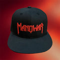 Manowar Merch 2026 Manowar Logo Snapback Hat Embroidered Gifts For Metal Band Lovers - Merchluma