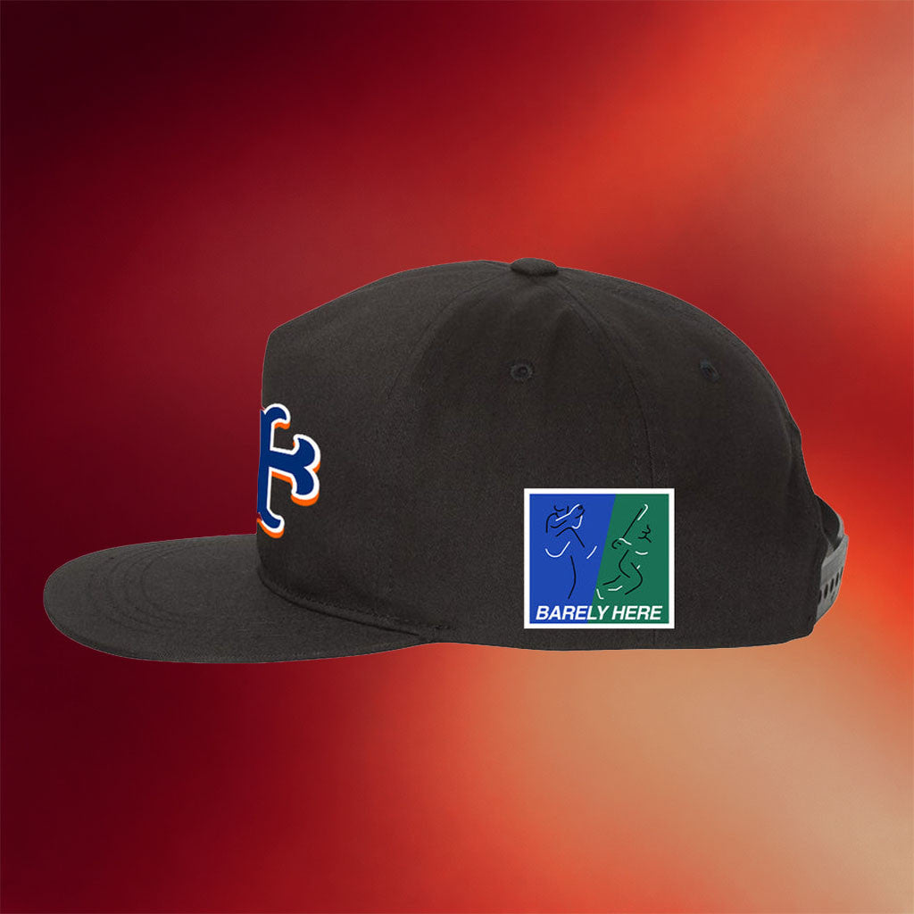 Pure Noise Merch Koyo Barely Here Black Snapback Hat Embroidered Birthday Presents For Boyfriend - Merchluma