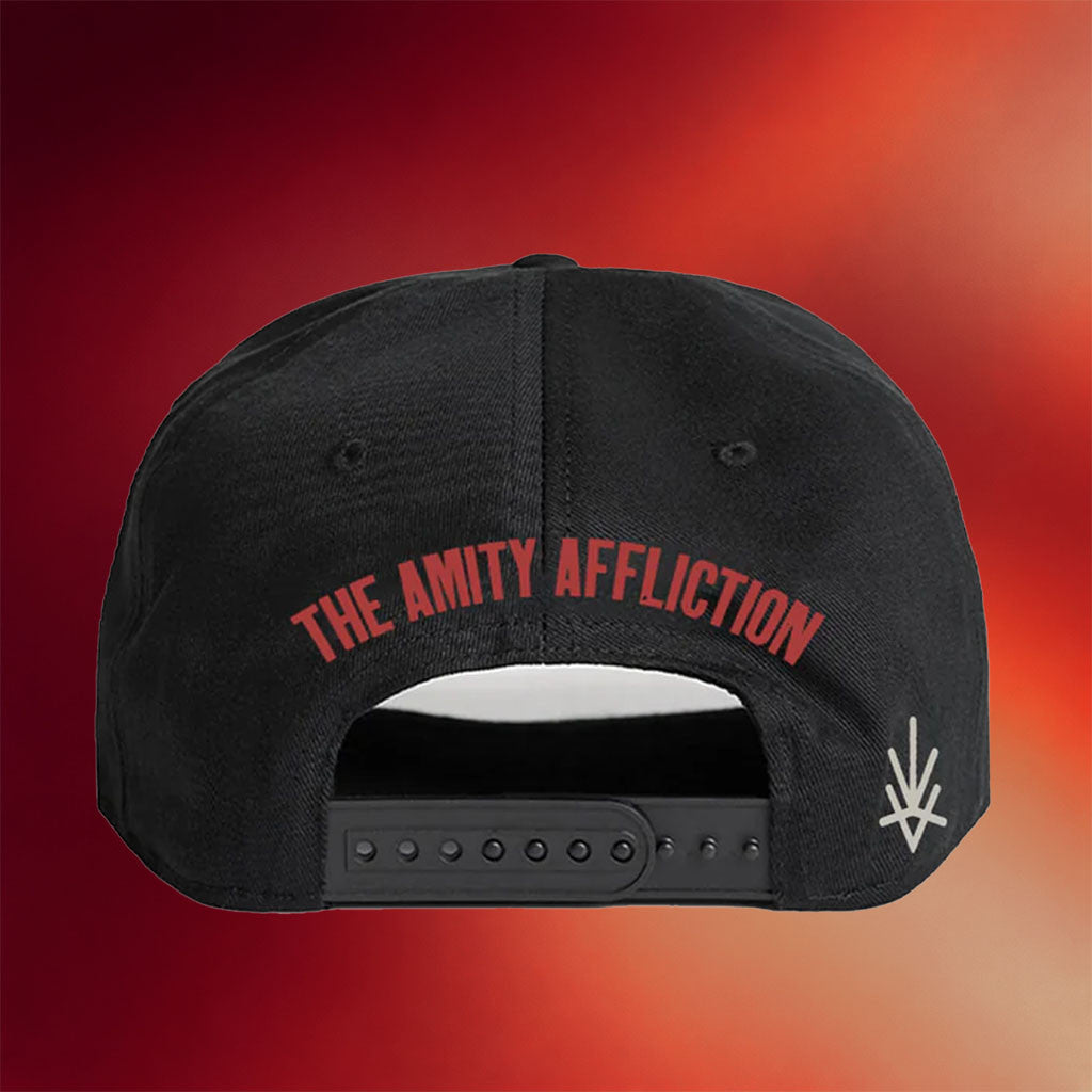 Pure Noise Records Merch The Amity Affliction Logo Snapback Hat Embroidered Brother Gifts - Merchluma