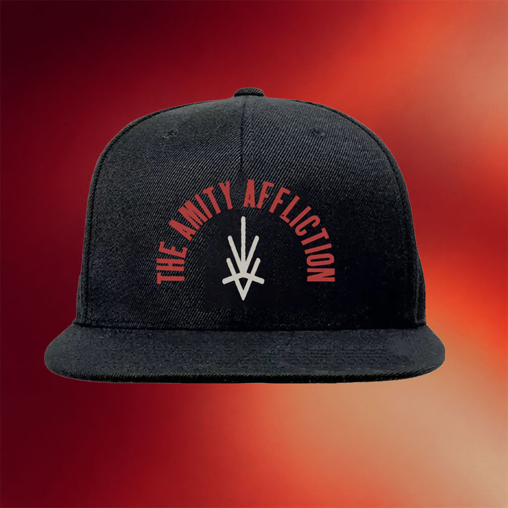 Pure Noise Records Merch The Amity Affliction Logo Snapback Hat Embroidered Brother Gifts - Merchluma